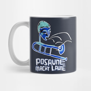 Posaune Macht Laune, German, Trombone Player Mug